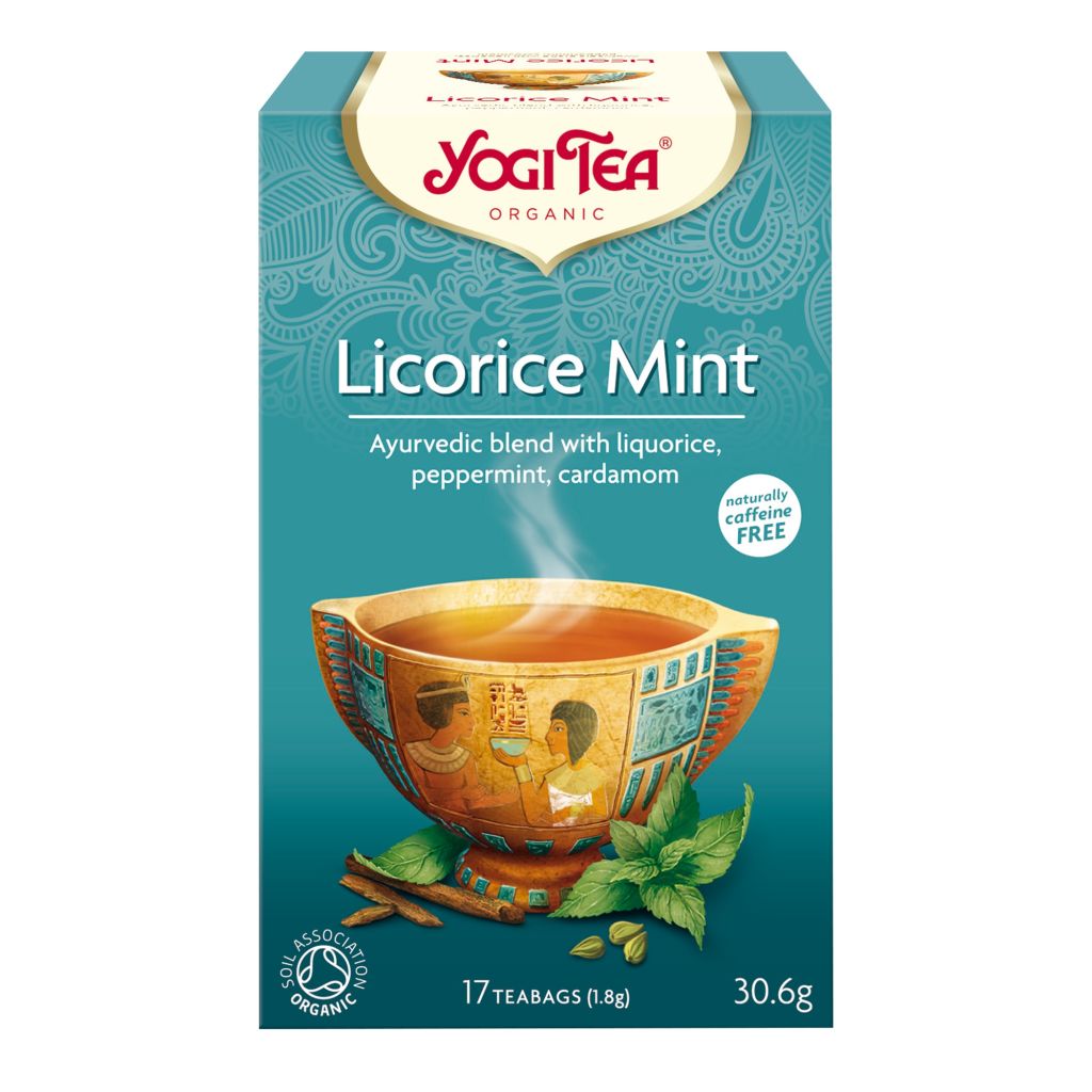 Yogi Tea Licorice Mint Te 17 Breve kun 31,95 kr mecindo.dk